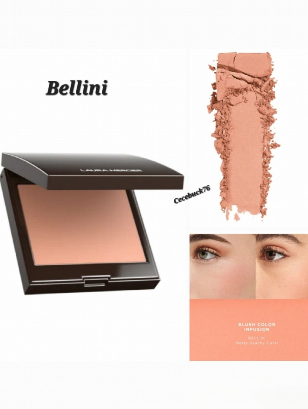 🌺Laura Mercier Bellini Blush Color Infusion Blush Longwear